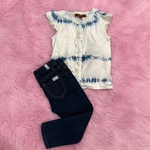 🌸🌺 Girls 3T Summer Outfit by 7 for all mankind